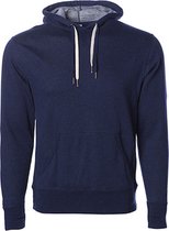 Unisex Midweight French Terry Hoodie met capuchon Navy - M