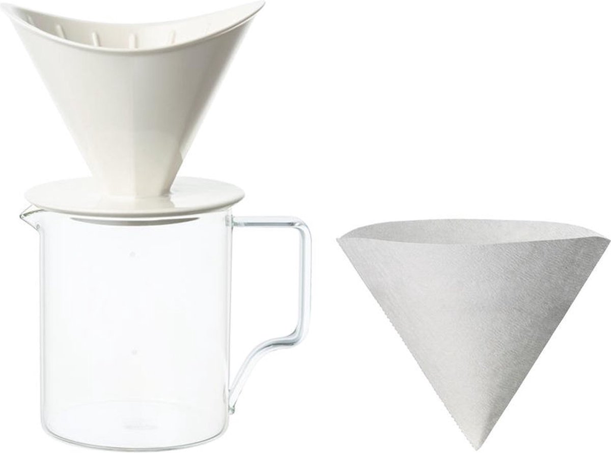 KINTO OCT Coffee Brewer - 4 cups - porselein - glas - drip coffee - filterkoffie - slow