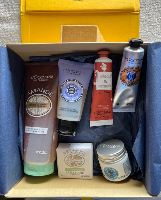 L'occitane En Provence 6er set Shower scrub + zeep + hand creme + foot