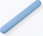 Reis Tandenborstel Houder - Reis Koker - Kleurrijke tandenborstel doosje voor op reis - Blauw