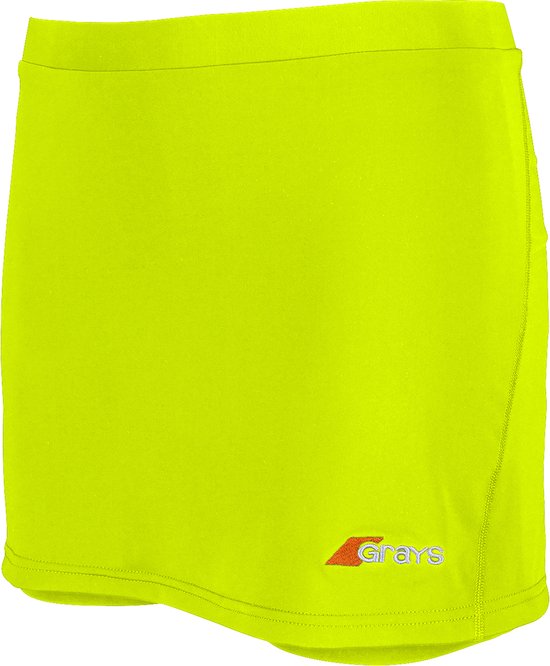 Grays hockeykleding Apex Skort Jnr Fluo Geel - maat 128