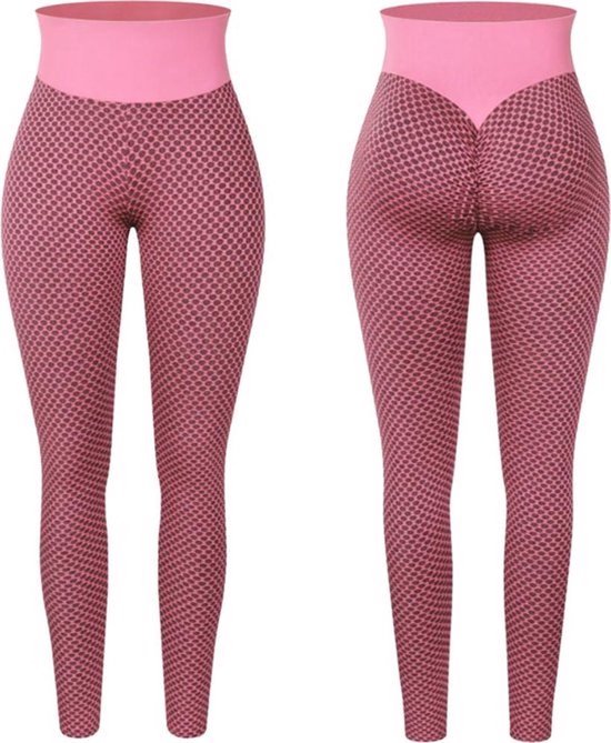 New Age Devi - TikTok Legging - Dames - Butt-Lifting - Roze - S van Merkloos — afbeelding 2