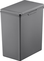 Bol.com EKO - Morandi Touch 20 liter - Plastic - grijs - Prullenbak aanbieding
