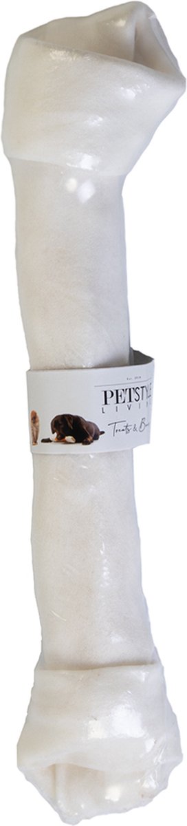Petstyleliving - Gepoft geknoopt bot rund 20-21cm