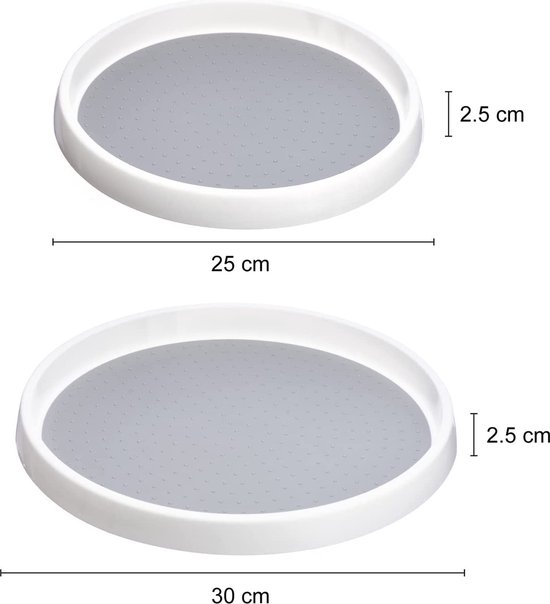 Plateau tournant pour meuble de table rond