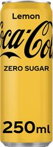 Coca Cola - Citron - Zéro - Canette - 12 x 250 ml