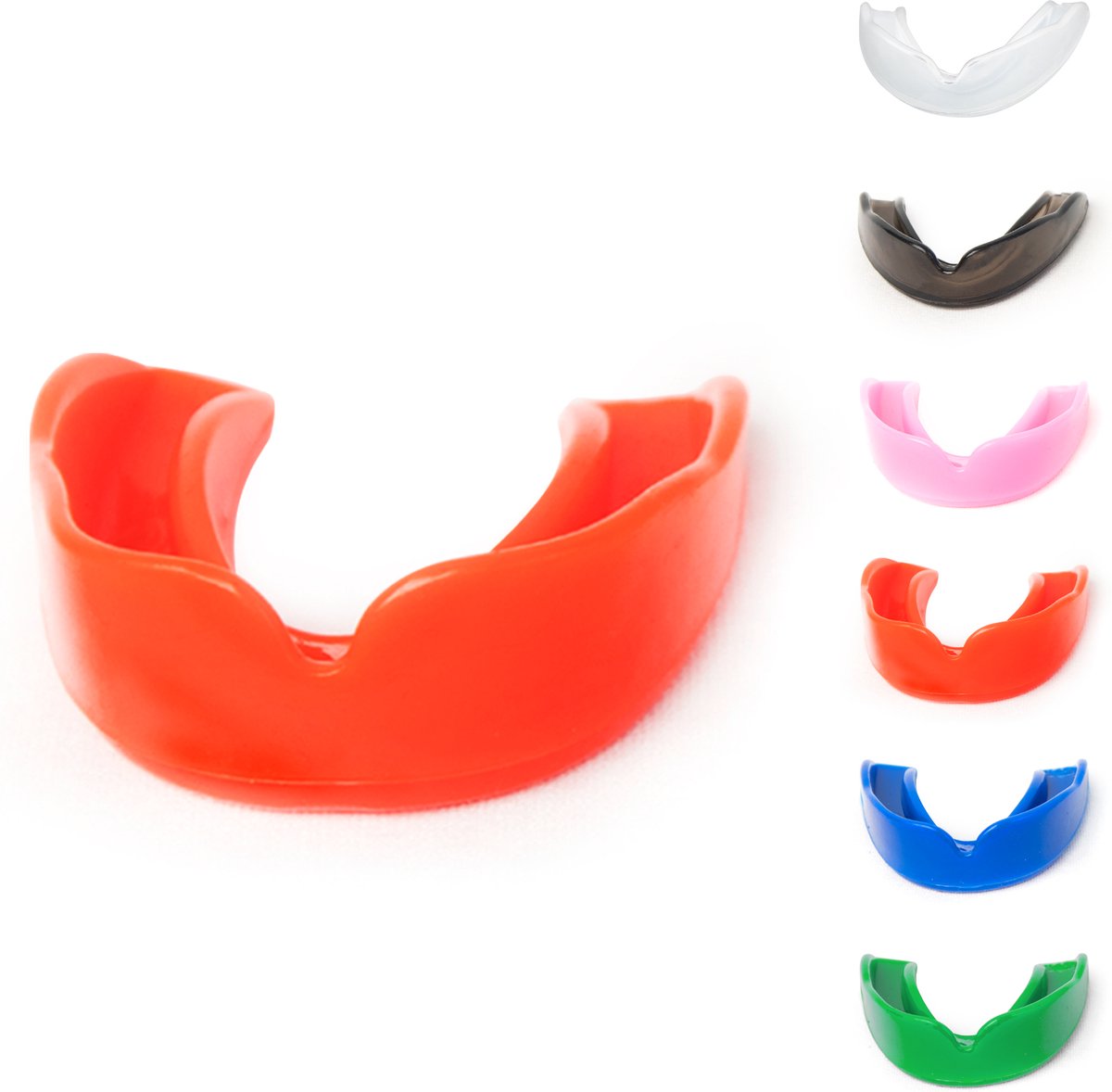 Ali's Fightgear gebitsbeschermer - Rood - Kinderen - Junior - Gebitsprotecties - Makkelijk te vormen - Tandenknarsen - Bitje Vechtsport - Gebitsbeschermer - Mouthgard - Anti Snurk - Knarsbitje - Gebitsbeschermer Vechtsport - Tandenknarsen bitje