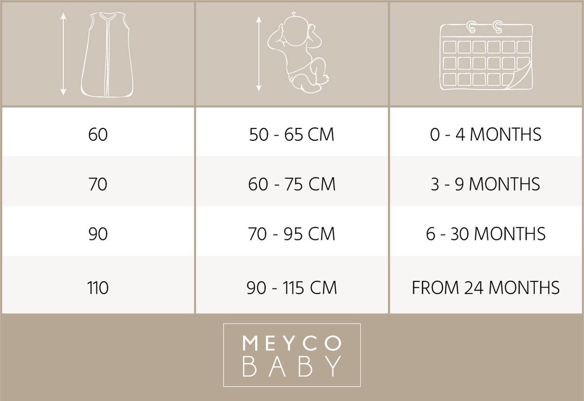 Meyco Baby Uni baby slaapzak - hydrofiel - soft pink - 110cm | bol.com