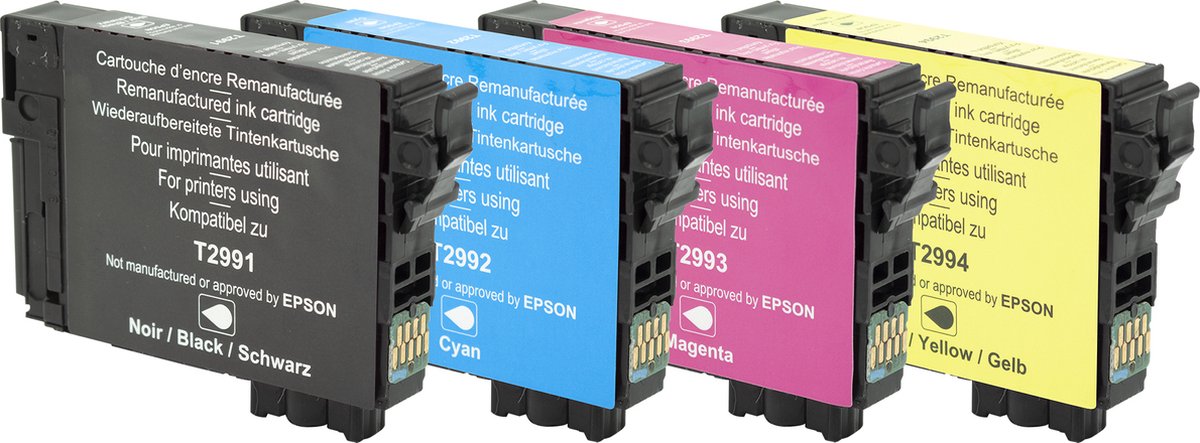 RecycleClub K10518RC inktcartridge 3 stuk(s) Compatibel Hoog (XL) rendement Zwart, Cyaan, Magenta, Geel