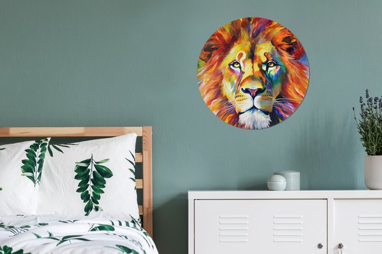 Sticker Lion tout rond 