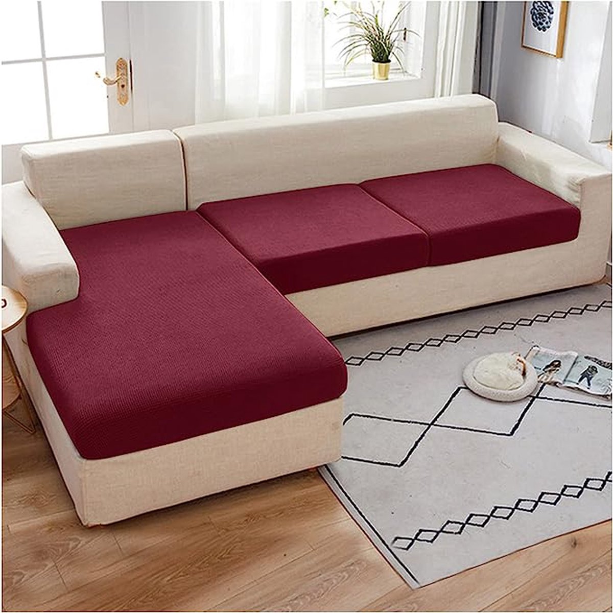 sofa cover , sofahoes / cover voor bank , bankovertrek / bankhoes