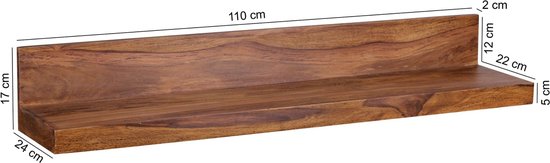 Massef Eken Houten Drjvende Plank - Createve U-Vormge Dsplay