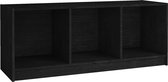 vidaXL - Tv-meubel - 104x33x41 - cm - massief - grenenhout - zwart