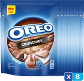 Oreo Crunchies Trempé 110g - 8 Pièces - Chocolat - Biscuit - Snacks - Pack Avantage
