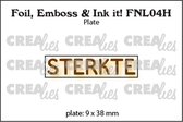 Crealies Foil, Emboss & Ink it! STERKTE