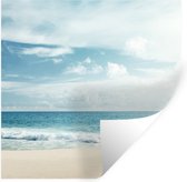 Muurstickers - Sticker Folie - Strand - Zee - Zomer - 50x50 cm - Plakfolie - Muurstickers Kinderkamer - Zelfklevend Behang - Zelfklevend behangpapier - Stickerfolie