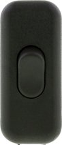 Scanpart snoerschakelaar - Zwart - 2 polig - 2 x 0.75 mm