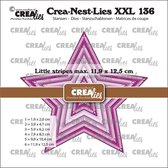 Crealies Crea-Nest-Lies XXL Sterren met Kleine Streepjes
