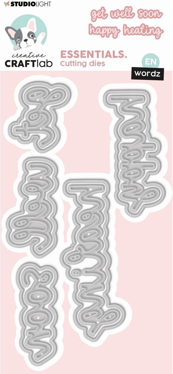 Creative Craftlab Essentials Wordz Snijmallen Get Well