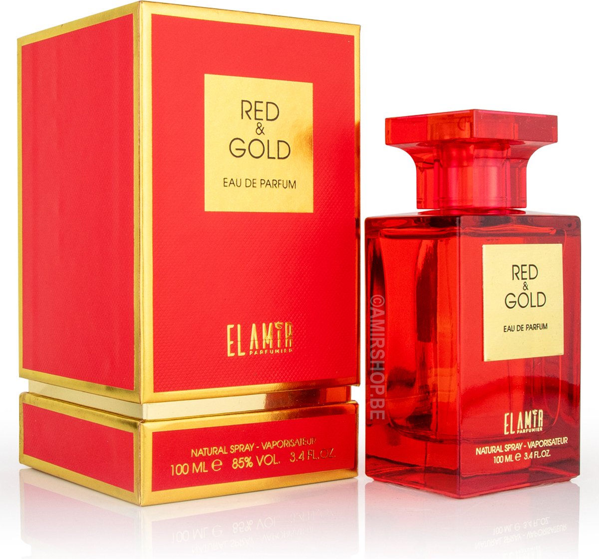 Eau de parfum el amir - Red & Gold - 100 ML - EL AMIR PARFUMIER - Parfum oriental unisexe