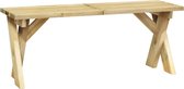 vidaXL - Tuinbank - 110 - cm - geïmpregneerd - grenenhout