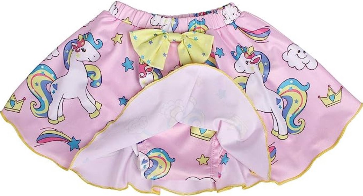 Joya Kids® Unicorn Bikini Roze Meisjes | Eenhoorn Bikini Set met Rokje | Unicorn Zwempak set | — afbeelding 11