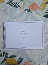 Trouwboek | Wedding | Invulboek | Memories | Zwart-wit | A4 formaat