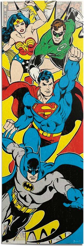 Poster DC Comics superhelden 158x53 cm