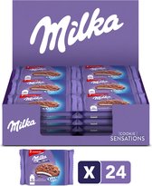 Milka Cookies Sensations Oreo - 24 Stuks - Chocolade - Reep - Snack - Voordeelverpakking
