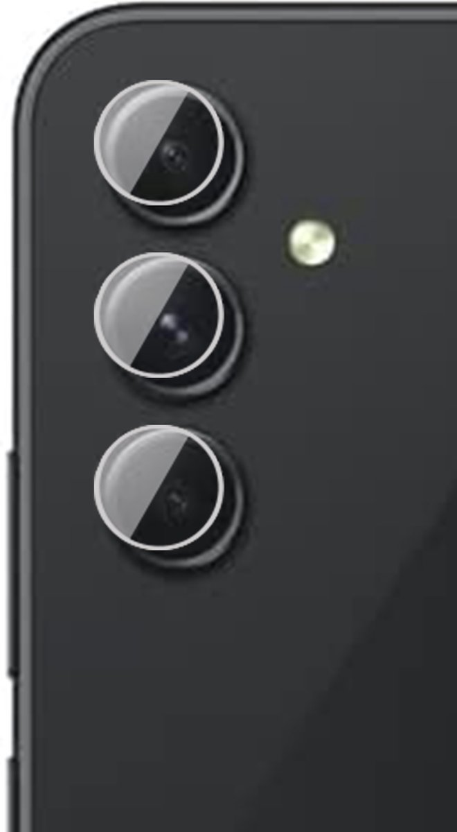Camera Lens Screenprotector geschikt voor Samsung Galaxy A34 - Glas Camera Screen Protector