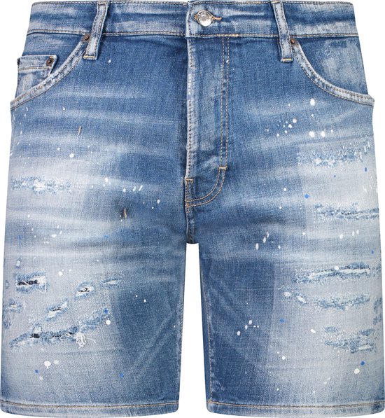 My Brand Korte Broek Blauw Normaal Maat W30 Mannen Lente