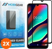 Mobigear Screenprotector geschikt voor Wiko View 3 Pro Glazen | Mobigear Premium Screenprotector - Case Friendly - Zwart (2-Pack)