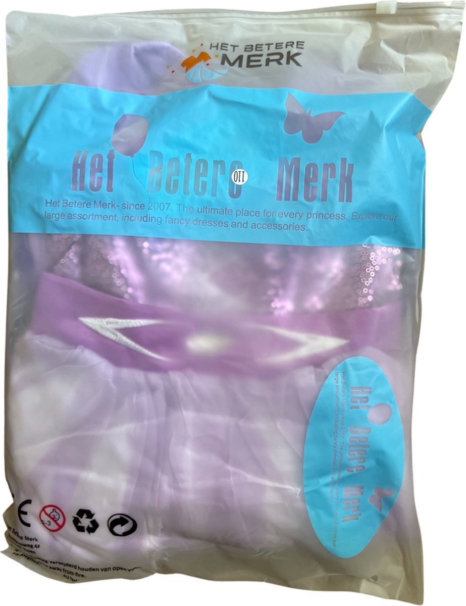 Frozen verkleedkleding - Prinsessenjurk meisje - Elsa jurk - Het Betere Merk - prinsessen speelgoed - maat 122/128 — afbeelding 4