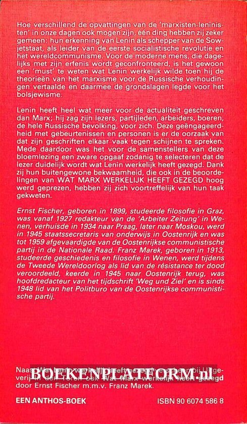 Wat Lenin werkelijk heeft gezegd