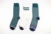 Heroes on Socks - Giftpack Green 2 Sokken 3 paar - maat 41-46