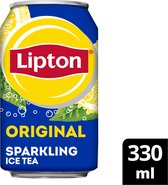 Lipton - Thé Glacé Pétillant Classic - 24x 330ml