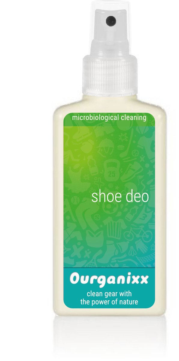 Ourganixx Shoe Deo - schoenverfrisser - microbiologisch - directe werking - lange nawerking - 100ml