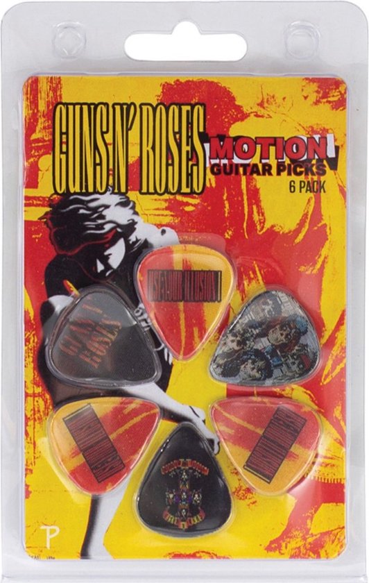 Perri's - Guns N' Roses - Plectrum - Motion - Medium 0.71 mm - 6-pack