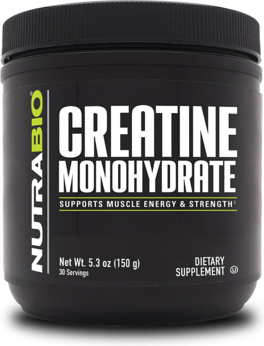 Goedkoopste Nutrabio Creatine Monohydraat Poeder
