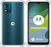 Hoesje geschikt voor Motorola Moto E13 – Extreme Shock Case – Cover Transparant