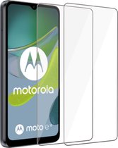 2x Geschikt voor Motorola Moto E13 Screenprotector - Beschermglas - GuardCover