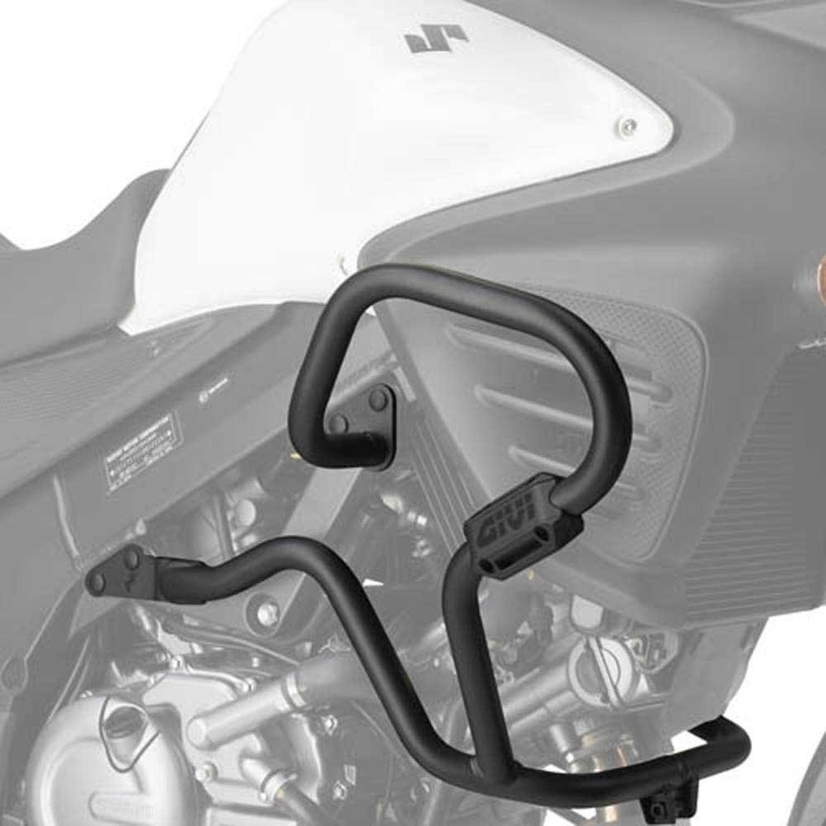 Crash bar protection GIVI TN532 pour moto Suzuki 650 DL V-strom 2004 à 2011 Neuf Noir