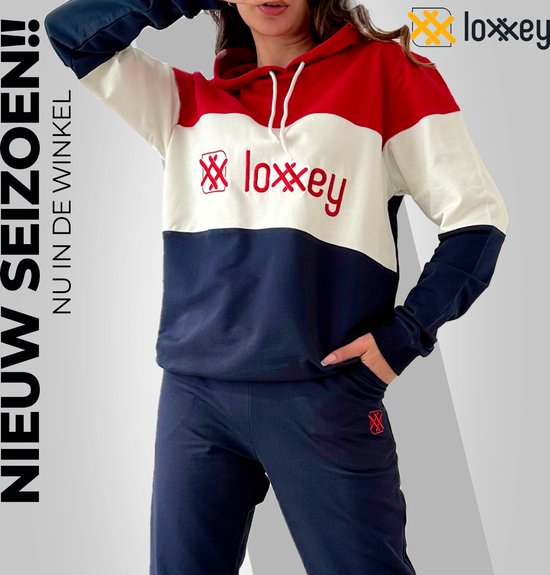 Loxxey® - Katoen - Vrijetijdspak - Joggingpak - Huispak - Home Wear -  Hoodie -... | bol