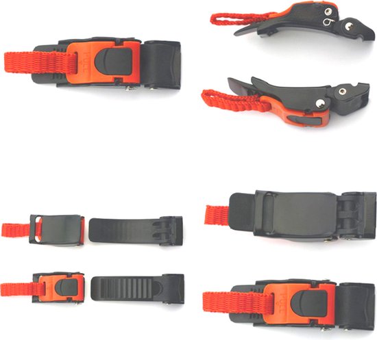 3 Stuks Helm Riem Gesp Snelsluiting Motorfiets Scheiding Accessoires Motorfietsen Attache