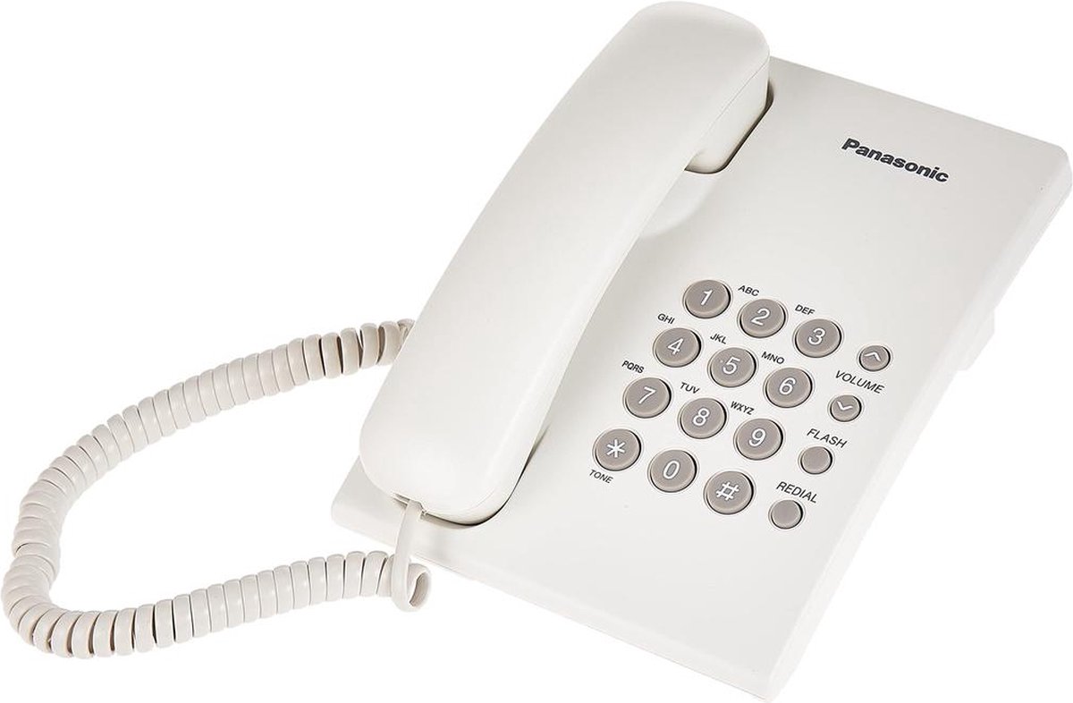 Panasonic KX-TS500 - DECT telefoon met antwoordapparaat - Wit