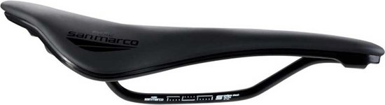 Selle San Marco Shortfit 2.0 3D - Noire - Version étroite Ouverte - Vélo Route