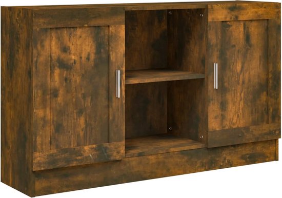vidaXL Dressoir 120x30,5x70 cm bewerkt hout wit