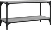 vidaXL-Tv-meubel-80x33x41-cm-bewerkt-hout-en-staal-grijs-sonoma-eiken