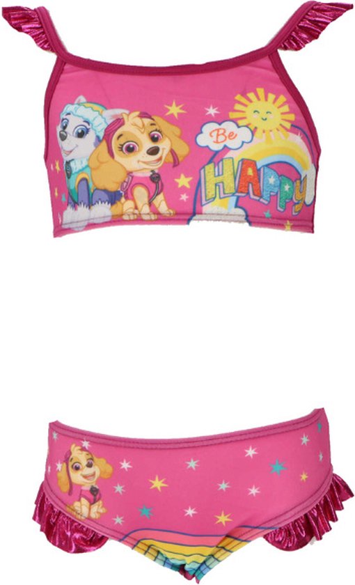 Bikini Filles - Paw Patrol - Violet / Rose - Taille 8 ans (128 cm)