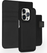 Accezz Hoesje Geschikt voor iPhone 14 Pro Hoesje Met Pasjeshouder - Accezz Premium Leather 2 in 1 Wallet Bookcase - Zwart